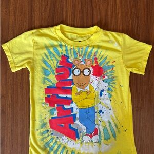 Arthur Kids Yellow Graphic T-Shirt